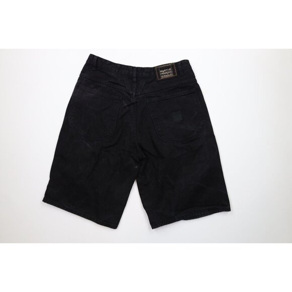 Vintage 90s Marithe Francois Girbaud Mens 32 Distressed Baggy Denim Shorts Jorts - Picture 9 of 13